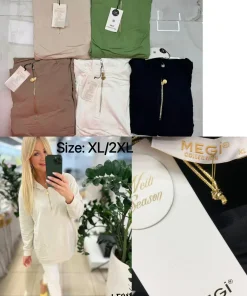 Bluzki damskieTURECKA ,Size uni ,paczka 6 szt mix kolor