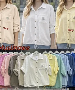 Koszule damskie WŁOSKA ,Size uni ,paczka 6szt mix kolor