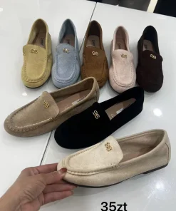 Buty Mokasyny DAMSKIE (36-41, 12par) 1 kolor