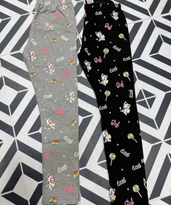 Legginsy DZIECIĘCA,Size 116-146,paczka 12szt, mix kolor