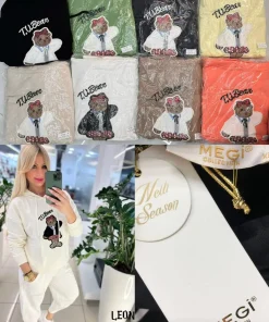 Bluzki damskieTURECKA ,Size uni ,paczka 6 szt mix kolor