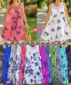 Sukienki damskie,size uni,Paczka 6szt,mix kolor