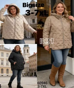 Kurtki damskie,size 3-7xl,Paczka 5szt,1kolor