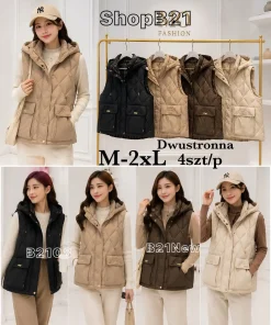 Kamizelki damskie,size m-2xl,Paczka 4szt,1kolor