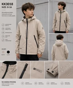 Kurtki DZIECIĘCA,Size 8-16lat,paczka 5szt, 1 kolor