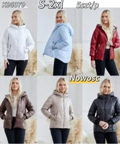 Kurtki damskie,size s-2xl,Paczka 5szt,1kolor