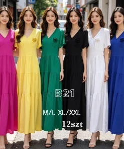 Sukienki damskie,size m/l-xl/2xl,Paczka 12szt,mix kolor