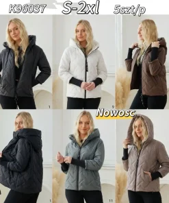 Kurtki damskie,size s-2xl,Paczka 5szt,1kolor