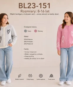 Swetry DZIECIĘCA,Size 8-16lat,paczka 10szt, mix kolor