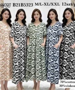 Sukienki damskie,size m/l-xl/2xl,Paczka 12szt,mix kolor