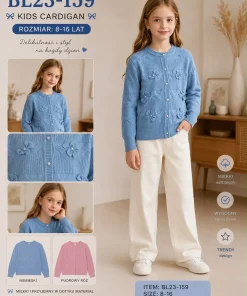 Swetry DZIECIĘCA,Size 8-16lat,paczka 10szt, mix kolor