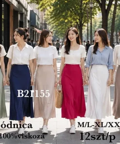 Spódnica damskie,size m/l-xl/2xl,Paczka 12szt,mix kolor