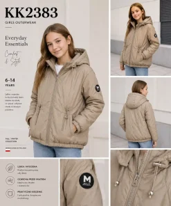 Kurtki DZIECIĘCA,Size 6-14lat,paczka 5szt, 1 kolor