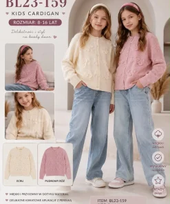 Swetry DZIECIĘCA,Size 8-16lat,paczka 10szt, mix kolor