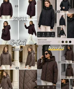 Kurtki damskie,size s-2xl,Paczka 5szt,1kolor
