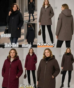 Kurtki damskie,size 3-7xl,Paczka 5szt,1kolor