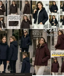 Kurtki damskie,size s-2xl,Paczka 5szt,1kolor