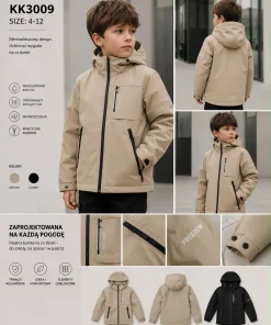 Kurtki DZIECIĘCA,Size 4-12lat,paczka 5szt, 1 kolor