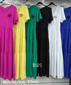Sukienki damskie,size m/l-xl/2xl,Paczka 12szt,mix kolor