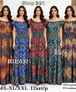 Sukienki damskie,size m/l-xl/2xl,Paczka 12szt,mix kolor