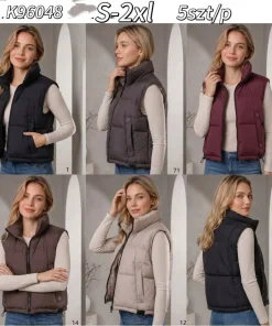 Kamizelki damskie,size s-2xl,Paczka 5szt,1kolor
