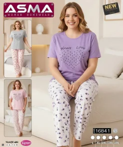 Piżamy Damskie,Size l-4xl,paczka 15szt, mix kolor