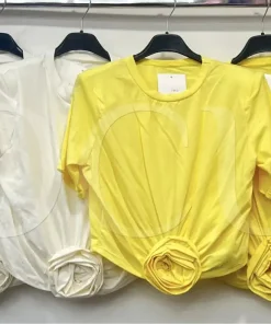 Bluzki damskie WŁOSKA ,Size uni ,paczka 6 szt mix kolor