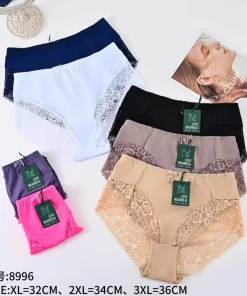 Majtki Damskie,Size xl-3xl,paczka 24szt, mix kolor