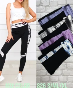 Legginsy Damskie,Size s/m-l/xl,paczka 12szt, mix kolor