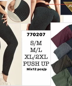 Legginsy Damskie,Size s/m-xl/2xl,paczka 12szt, mix kolor