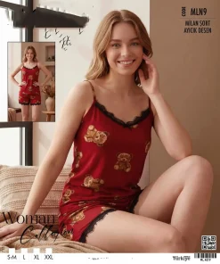 Piżamy Damskie,Size m-2xl,paczka 12szt, 1 kolor