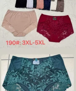 Majtki Damskie,Size 3xl-5xl,paczka 24szt, mix kolor