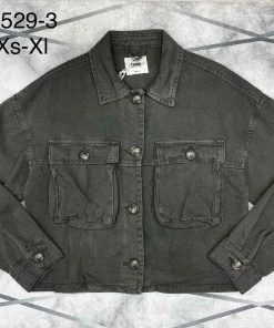 Kurtki Jeansowe Damskie,Size xs-xl,paczka 12szt, 1 kolor