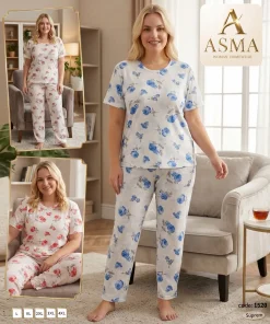 Piżamy Damskie,Size l-4xl,paczka 12szt, mix kolor