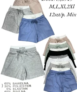 Spodenki Damskie,Size m-2xl,paczka 12szt, mix kolor