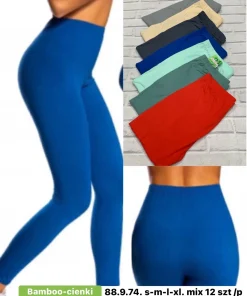 Legginsy Damskie,Size s-xl,paczka 12szt, mix kolor