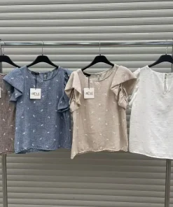 Bluzki damskie WŁOSKA ,Size uni ,paczka 6 szt mix kolor