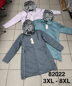 Kurtki damskie,size 3xl-8xl,Paczka 6szt,1kolor