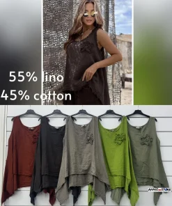 Bluzki damskie WŁOSKA ,Size uni ,paczka 6 szt mix kolor