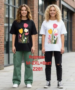 Bluzki damskie,size m-2xl,Paczka 8szt,mix kolor