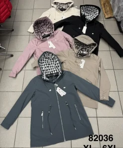 Kurtki damskie,size xl-6xl,Paczka 6szt,1kolor