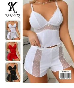 Piżamy Damskie,Size uni,paczka 12szt, mix kolor
