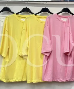 Bluzki damskie WŁOSKA ,Size uni ,paczka 6 szt mix kolor