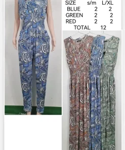 Kombinezony damskie,size s/m-l/xl,Paczka 12szt,mix kolor