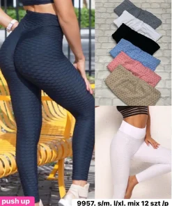 Legginsy Damskie,Size s/m-l/xl,paczka 12szt, mix kolor