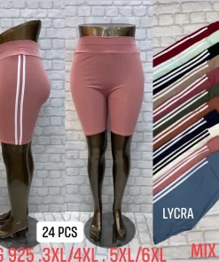 Legginsy Damskie,Size 3xl/4xl-5xl/6xl,paczka 24szt, mix kolor