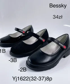 Buty Baleriny DZIECIĘCE (32-37, 8par) 1 kolor