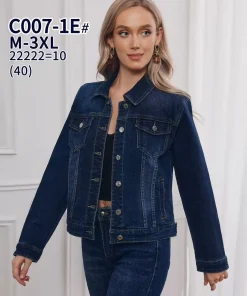 Kurtki Jeansowe Damskie,Size m-3xl,paczka 10szt, 1 kolor