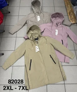Kurtki damskie,size 2-7xl,Paczka 6szt,1kolor