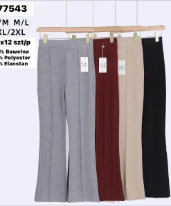 Legginsy Damskie,Size s/m-xl/2xl,paczka 12szt, mix kolor